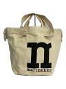 【中古】marimekko◆トートバッグ/--/BEG【バッグ】