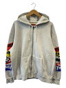 【中古】Supreme◆ジップパーカー/XL/コットン/GRY【メンズウェア】(4)