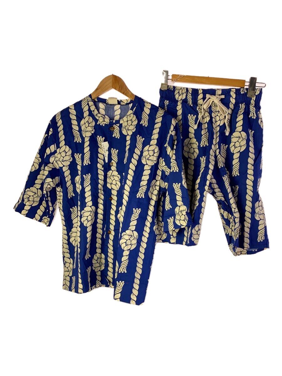 【中古】Vivienne Westwood◆セットアップ/--/コットン/BLU/総柄【メンズウェア】