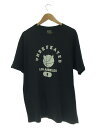 【中古】UNDEFEATED◆Tシャツ/XL/--/BLK【メンズウェア】