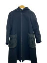 【中古】TOMORROWLAND collection◆コート/フード/36/ウール/BLK/無地/14-08-55-08801【レディースウェア】(4)