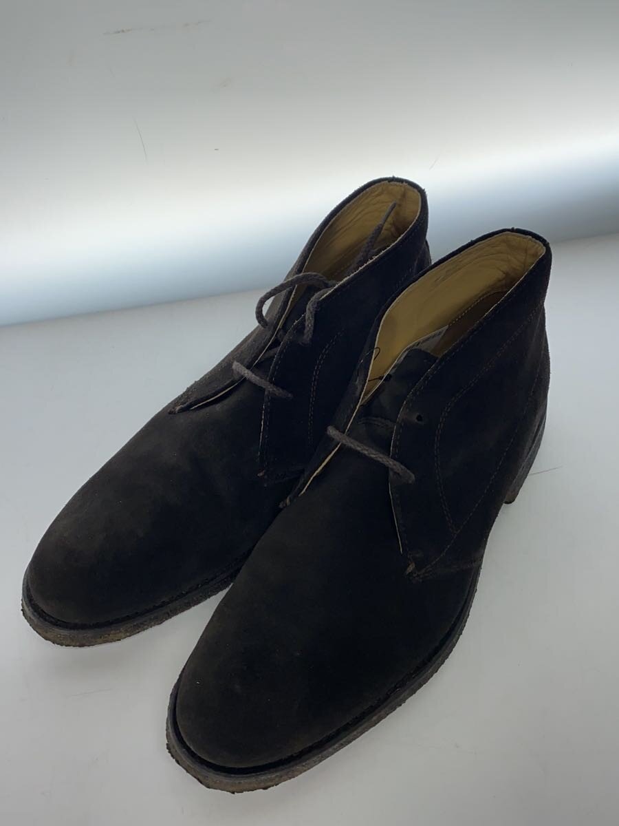 【中古】REGAL◆チャッカブーツ/25cm/BRW/スウェード/NC4F 51GR【シューズ】