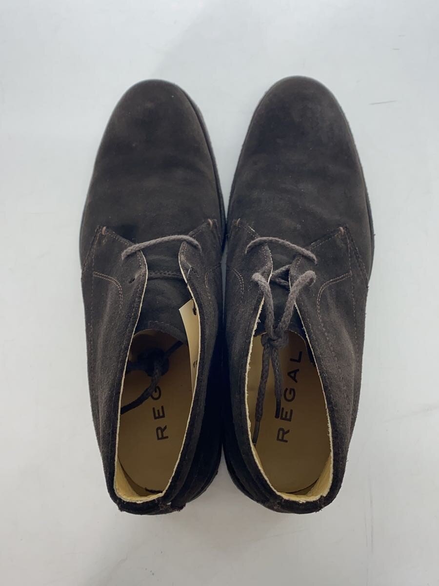 【中古】REGAL◆チャッカブーツ/25cm/BRW/スウェード/NC4F 51GR【シューズ】