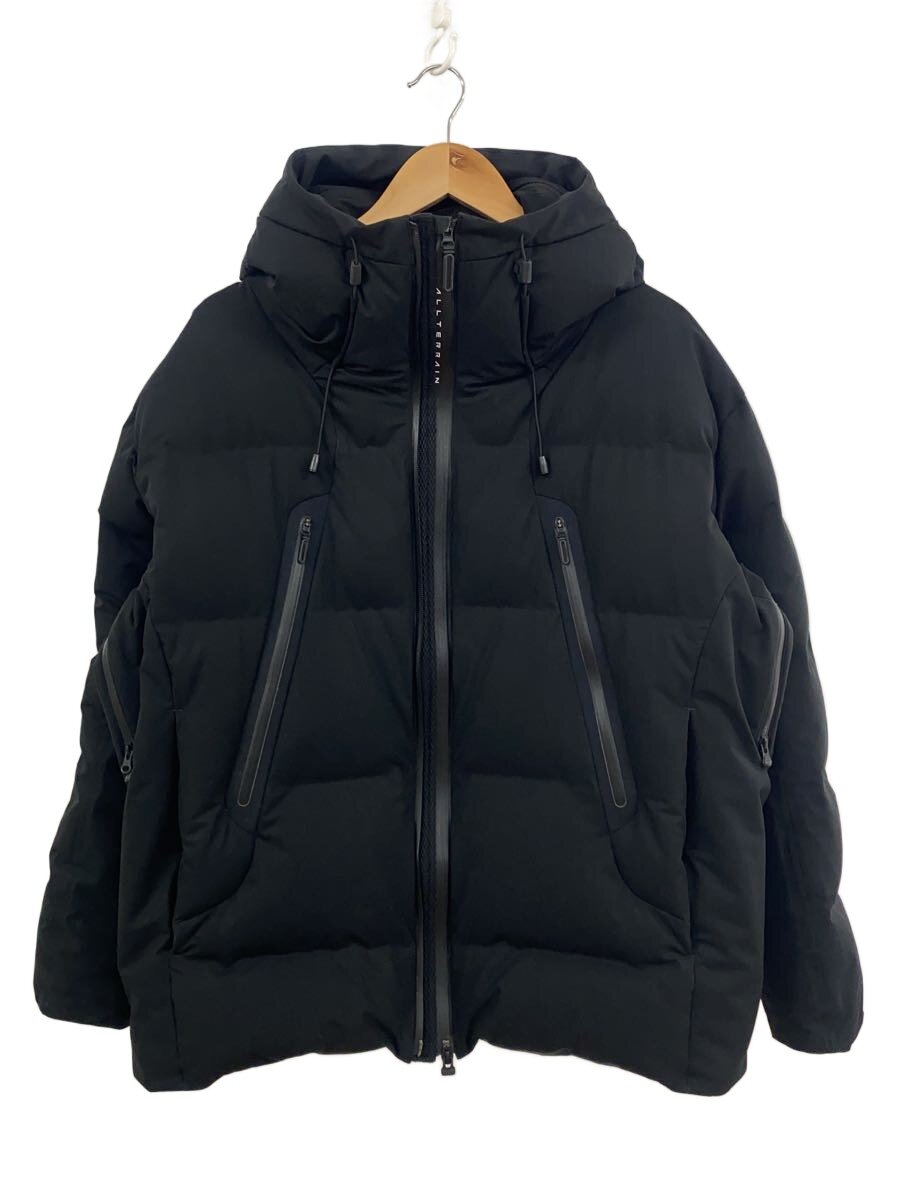 DESCENTE◆MIZUSAWA DOWN Oversized Jacket Mount/O/ポリエステル/BLK/DAMWGK32U