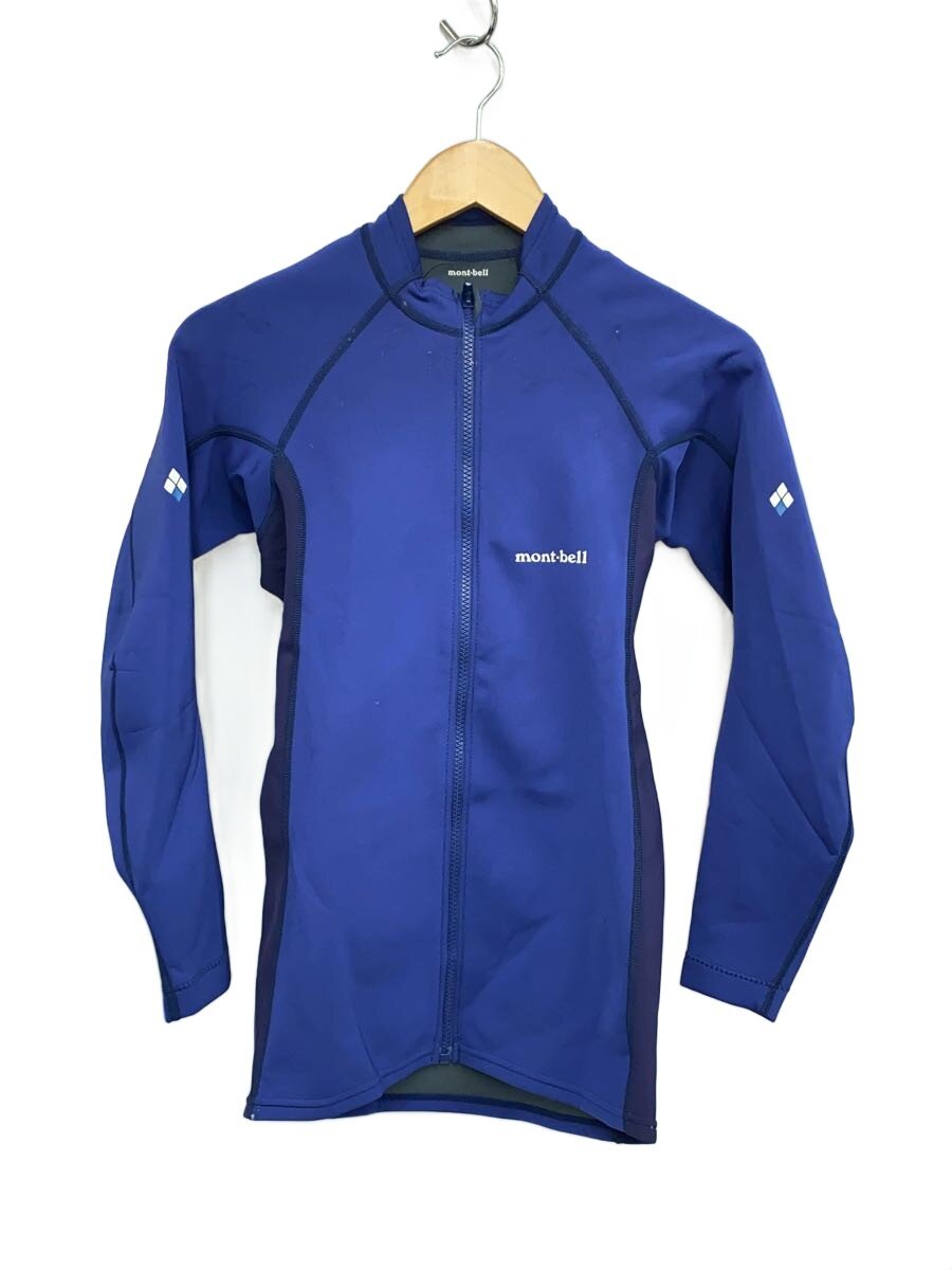 【中古】mont-bell◆ライトクリマプリン_フルジップシャツ/ウェアー/M/BLU/1127396【スポーツ】