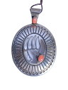 【中古】NAVAJO◆Fred Baca/ペンダントトップ/Sterling Silver/カラーストーン【服飾雑貨他】