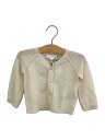 【中古】BURBERRY CHILDREN◆カーディガン/90cm/カシミア/CRM/無地/CON49-808-02【キッズ】