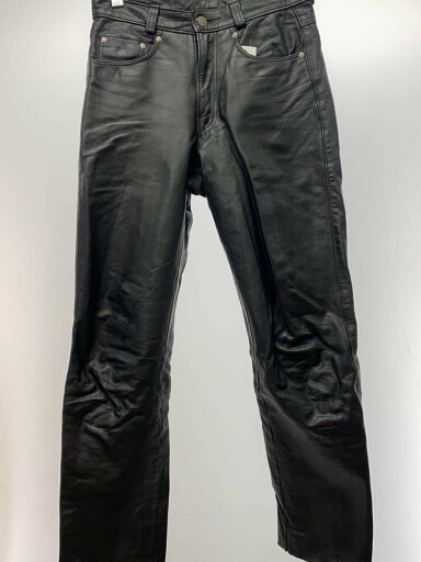 【中古】Schott◆LEATHER PANTS/5 pocket/ボトム/30/レザー/BLK/600/USA製【メンズウェア】 【中古】Schott◆LEATHER PANTS/5 pocket/ボトム/30/レザー/BLK/600/USA製【メンズウェア】