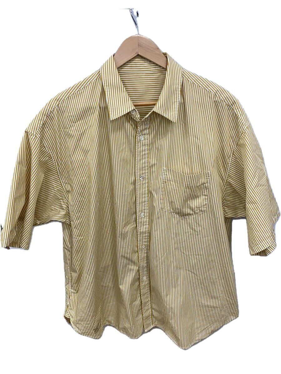 FreshService 半袖シャツ Lサイズ ストライプ 美品 着用1回 定番 SETUP7 シャツ 「FACEMIX」オックスフォードストライプ半袖