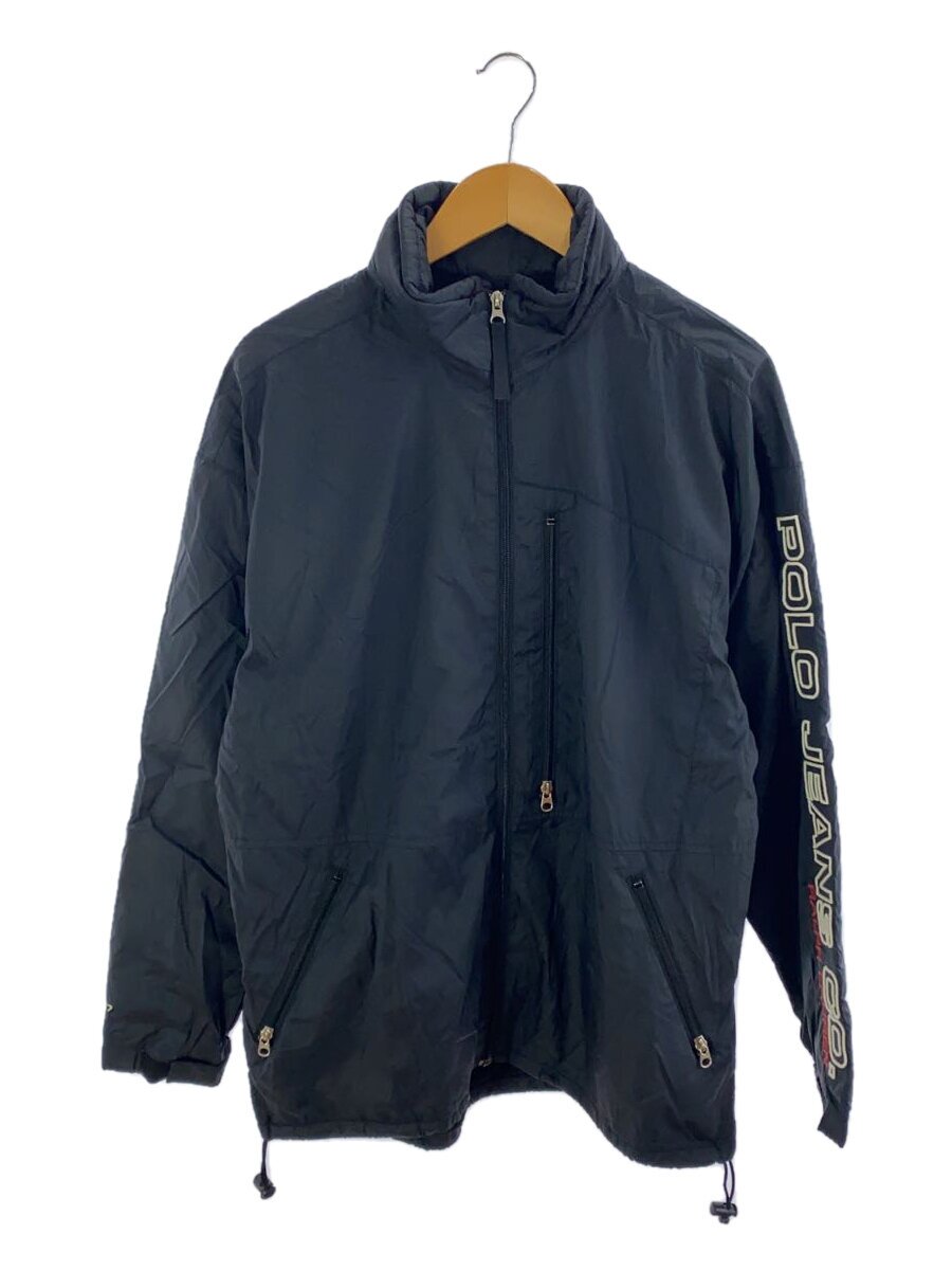 Rakuten - 【中古】POLO JEANS CO.◆ブルゾン/M/ナイロン/BLK//【メンズウェア】