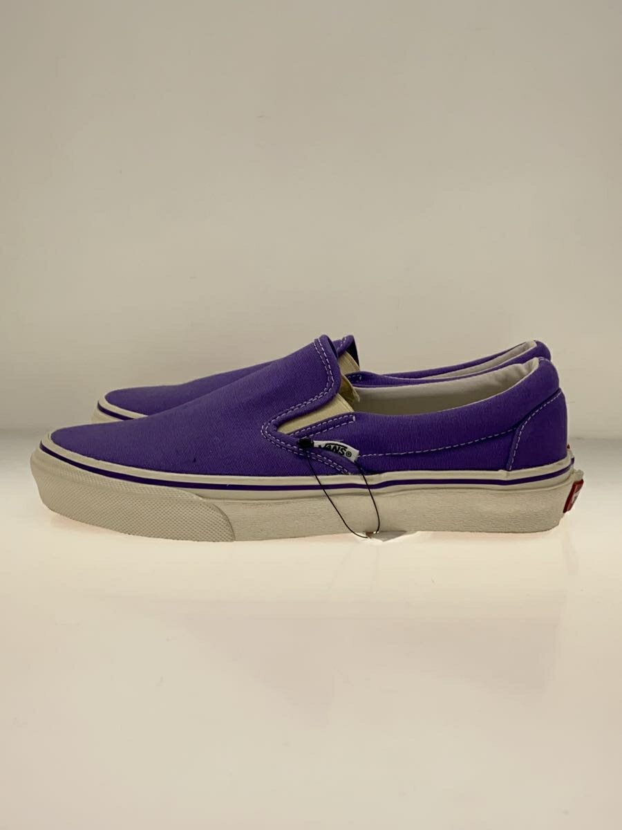 【中古】VANS◆スリッポン/ローカットスニーカー/23.5cm/PUP/キャンバス【シューズ】