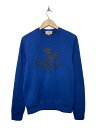 【中古】HERMES◆19AW/ドラゴンレザーパッチスウェット/XS/コットン/NVY【レディースウェア】