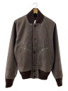 【中古】NAM/NM JUMPER GEL STUDS/ジャケット/1/ウール/BRW【メンズウェア】