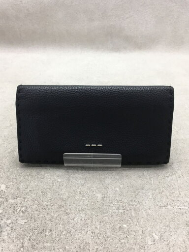 【中古】FENDI◆長財布/レザー/BLK/無地/メンズ/7M0186【服飾雑貨他】 【中古】FENDI◆長財布/レザー/BLK/無地/メンズ/7M0186【服飾雑貨他】