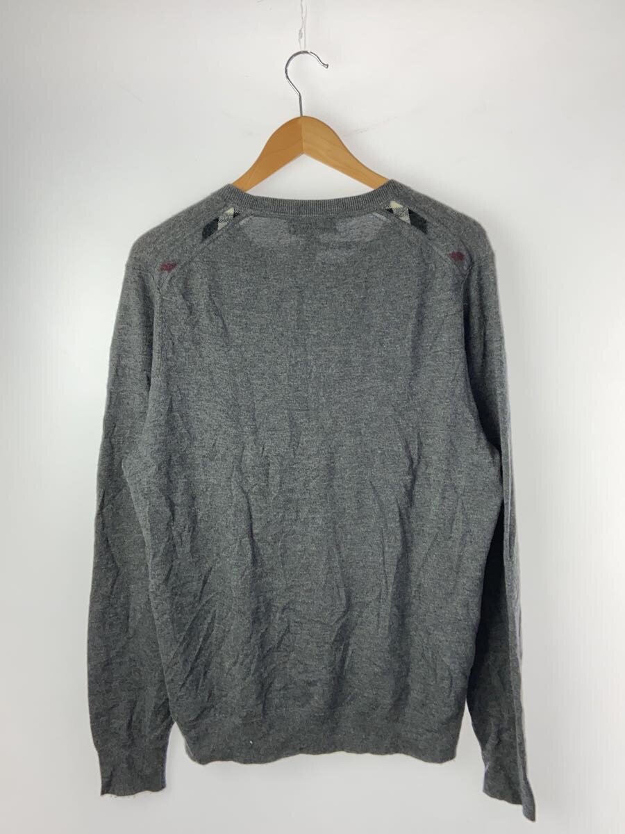 中古 BURBERRY LONDON ニット・セーター(薄手) XL ウール GRY メンズウェア jumblestore-37842208 2nd STREET 楽天市場店 サンプル画像2