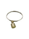 【中古】FURLA◆バングル/ブレスレット/南京錠/ロゴ刻印/SLV/GLD/レディース【服飾雑貨他】