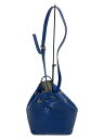 【中古】FURLA◆コスタンザ/ショルダーバッグ/PVC/BLU【バッグ】(4)