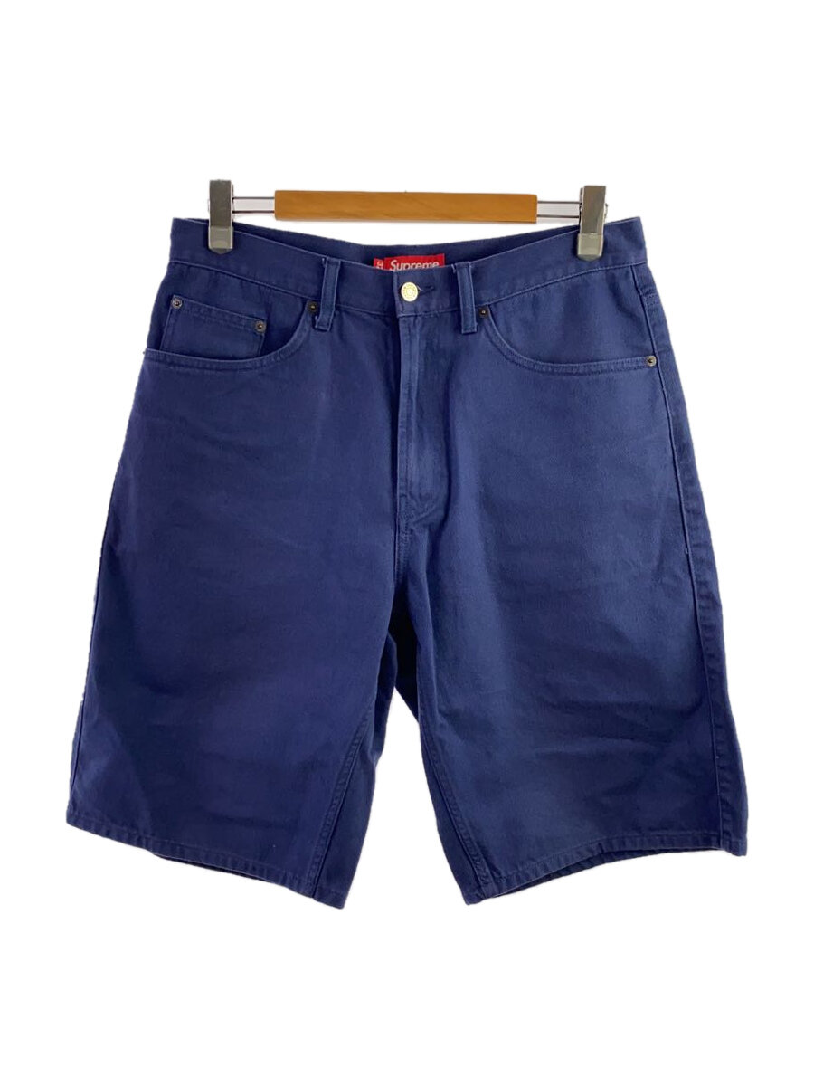 【中古】Supreme◆24SS/Baggy Denim Short/ショートパンツ/32/コットン/IDG/無地【メンズウェア】