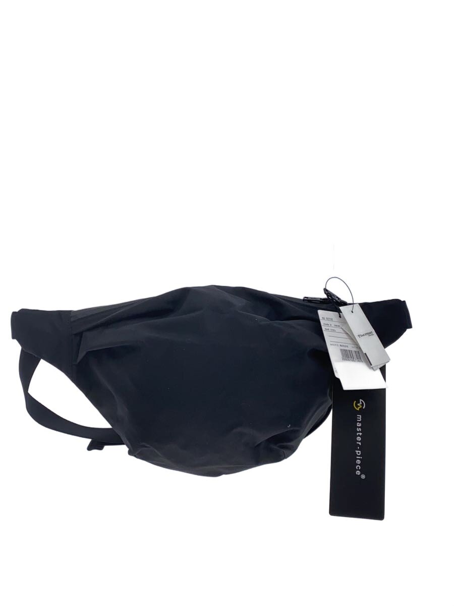 【中古】MASTERPIECE◆ウエストバッグ/ナイロン/BLK/無地/02732【バッグ】