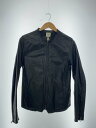 【中古】shama◆シングルライダースジャケット/40/牛革/ブラック/10KL1011ST【メンズウェア】(4)