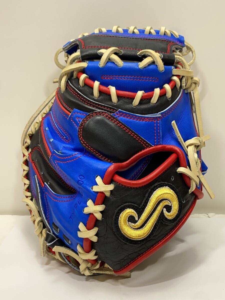 【中古】野球用品/右利き用/BLU/C-100-BLb【スポーツ】