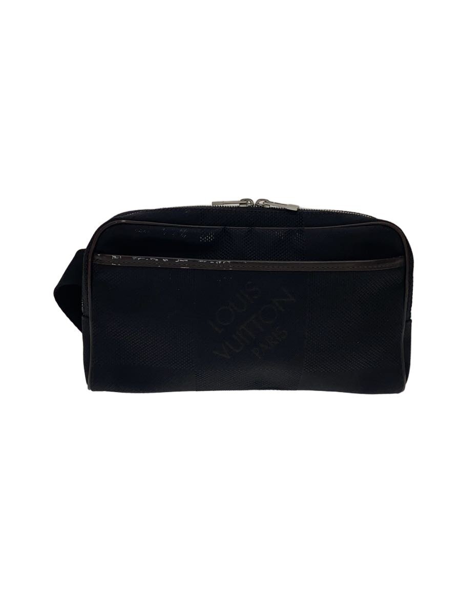 【中古】LOUIS VUITTON◆アクロバット_ダミエ・ジェアン/ナイロン/BLK【バッグ】