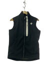 【中古】DESCENTE◆ウェアー/SS/BLK/DWUQJK63/ソフトシェルベスト【スポーツ】