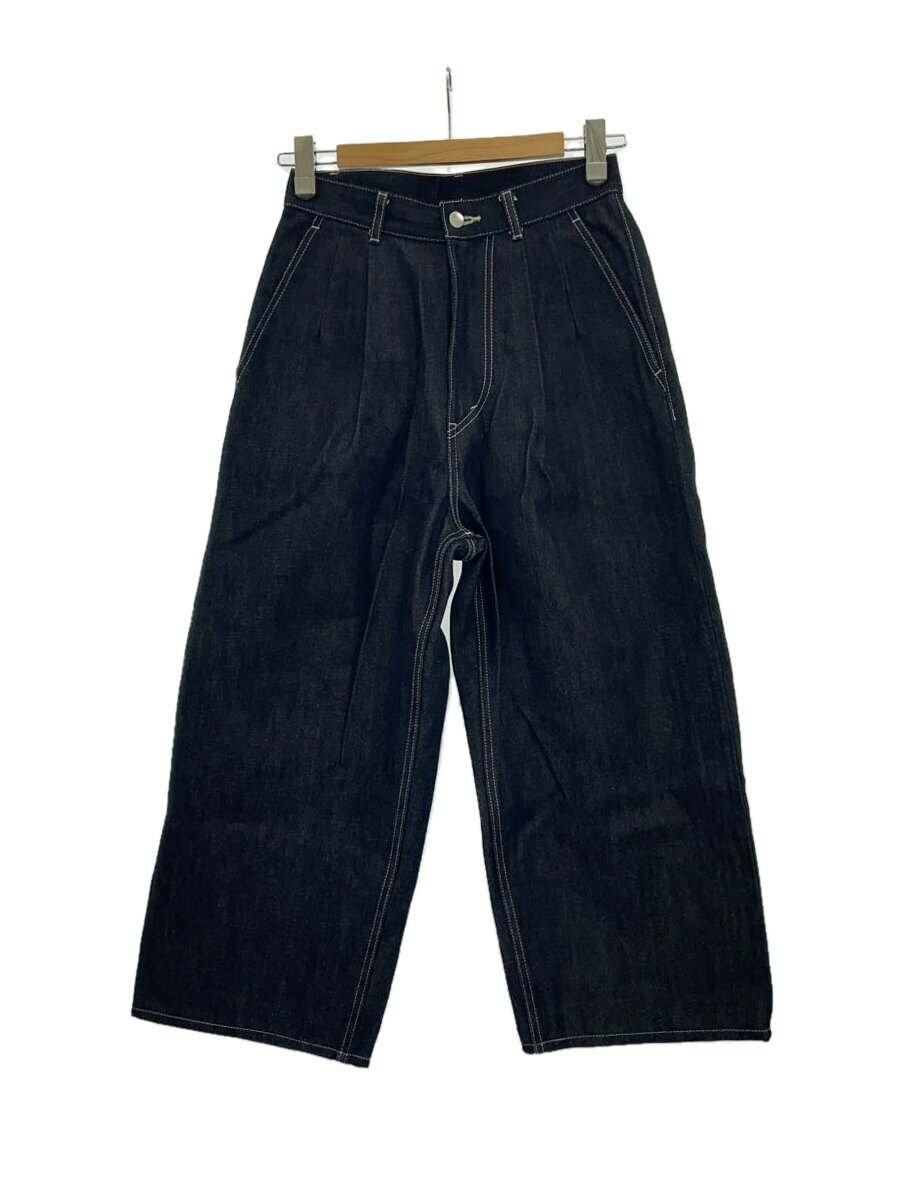 【中古】Graphpaper◆Selvage Denim Two Tuck Pants/ボトム/0/IDG/GU233-40188RB//【メンズウェア】