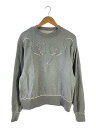 【中古】PRANK PROJECT◆スウェット/FREE/コットン/GRY/無地/31242415608/Western Motif Sweat【レディースウェ...