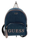 【中古】GUESS◆リュック/デニム/BEG/JP699533【バッグ】