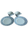 【中古】Noritake◆カップ&ソーサー/4点セット/WHT【キッチン用品】