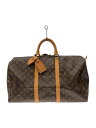 【中古】LOUIS VUITTON◆キーポル45_モノグラム・キャンバス/ボストンバッグ/M41428/ブラウン【バッグ】