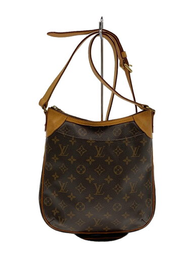 【中古】LOUIS VUITTON◆オデオンPM_モノグラム・キャンバス_BRW/PVC/BRW【バッグ】 【中古】LOUIS VUITTON◆オデオンPM_モノグラム・キャンバス_BRW/PVC/BRW【バッグ】