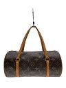 【中古】LOUIS VUITTON◆2)パピヨン26_モノグラム・キャンバス_BRW/PVC/BRW【バッグ】