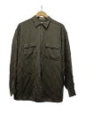 【中古】PERRY ELLIS/長袖シャツ/XL/レーヨン/GRY/チェック【メンズウェア】(4)