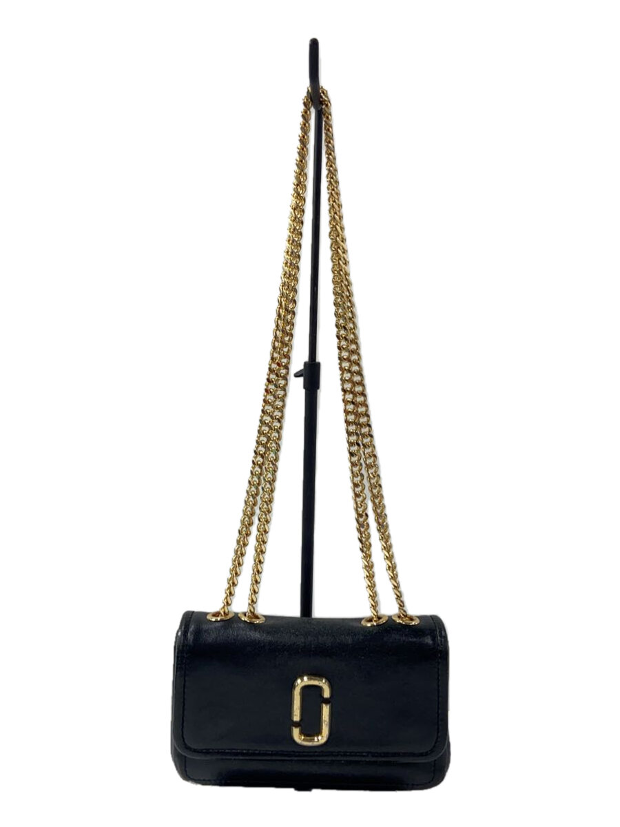MARC JACOBS - 【中古】MARC JACOBS◆ショルダーバッグ/レザー/BLK/無地/S164L01SP22//【バッグ】