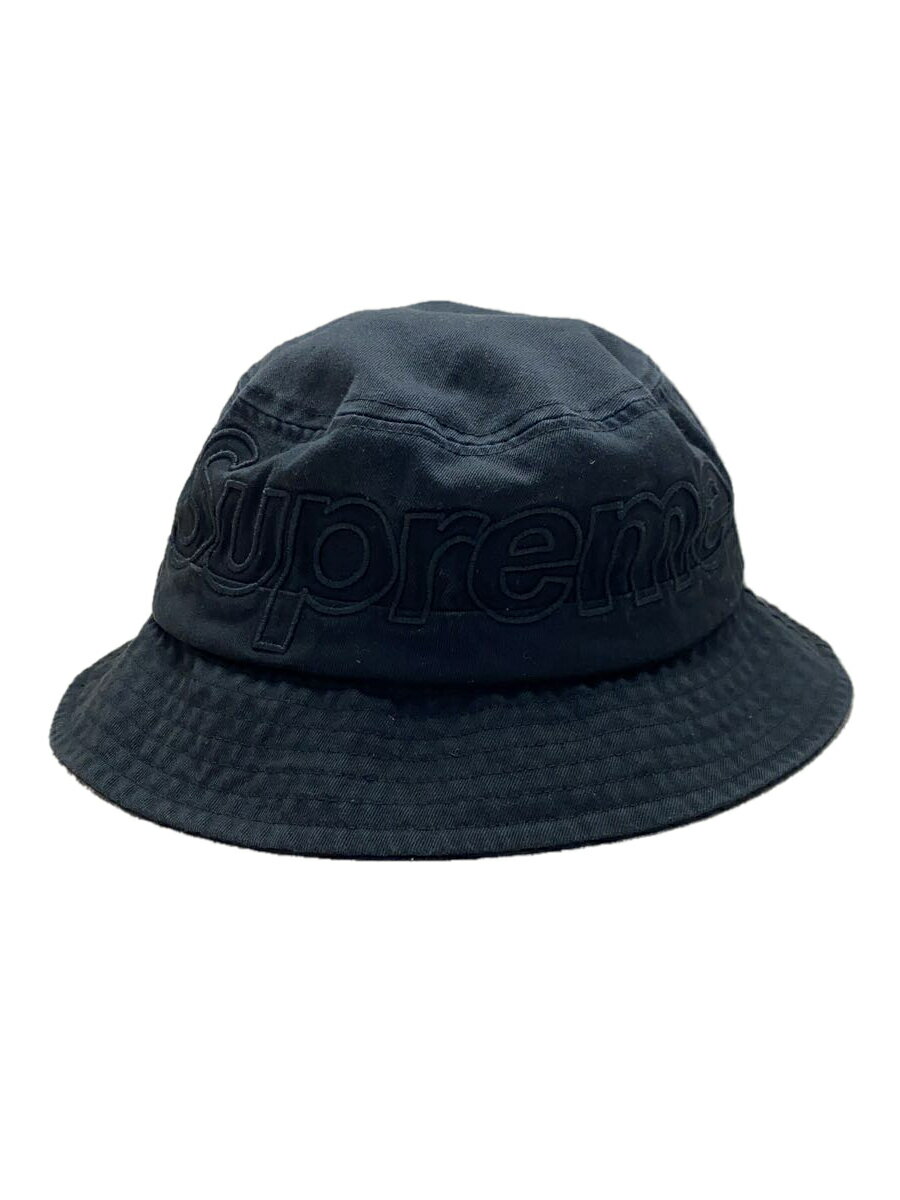 【中古】Supreme◆ハット/--/コットン/BLK/無地/メンズ【服飾雑貨他】