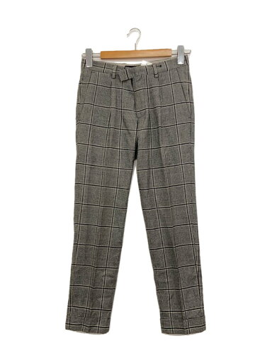 【中古】BRIGLIA 1949◆ボトム/44/ウール/GRY/チェック/スラックス//【メンズウェア】 【中古】BRIGLIA 1949◆ボトム/44/ウール/GRY/チェック/スラックス//【メンズウェア】