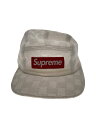 【中古】Supreme◆Checkerboard Camp Cap/キャップ/--/コットン/WHT/メンズ【服飾雑貨他】