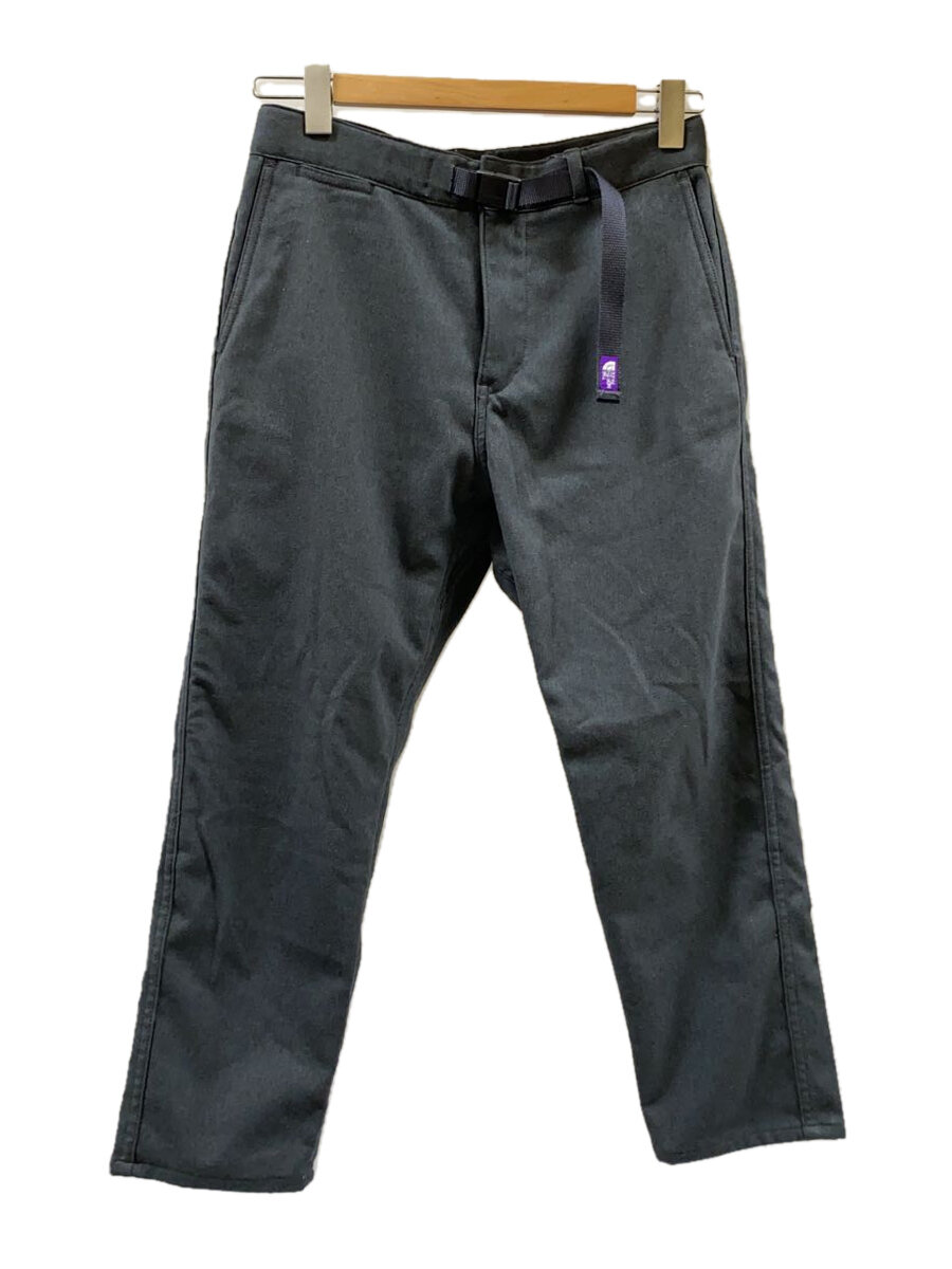 【中古】THE NORTH FACE PURPLE LABEL◆POLYESTER SERGE FIELD PANTS/S/ポリエステル/GRY/無地【メンズウェア】
