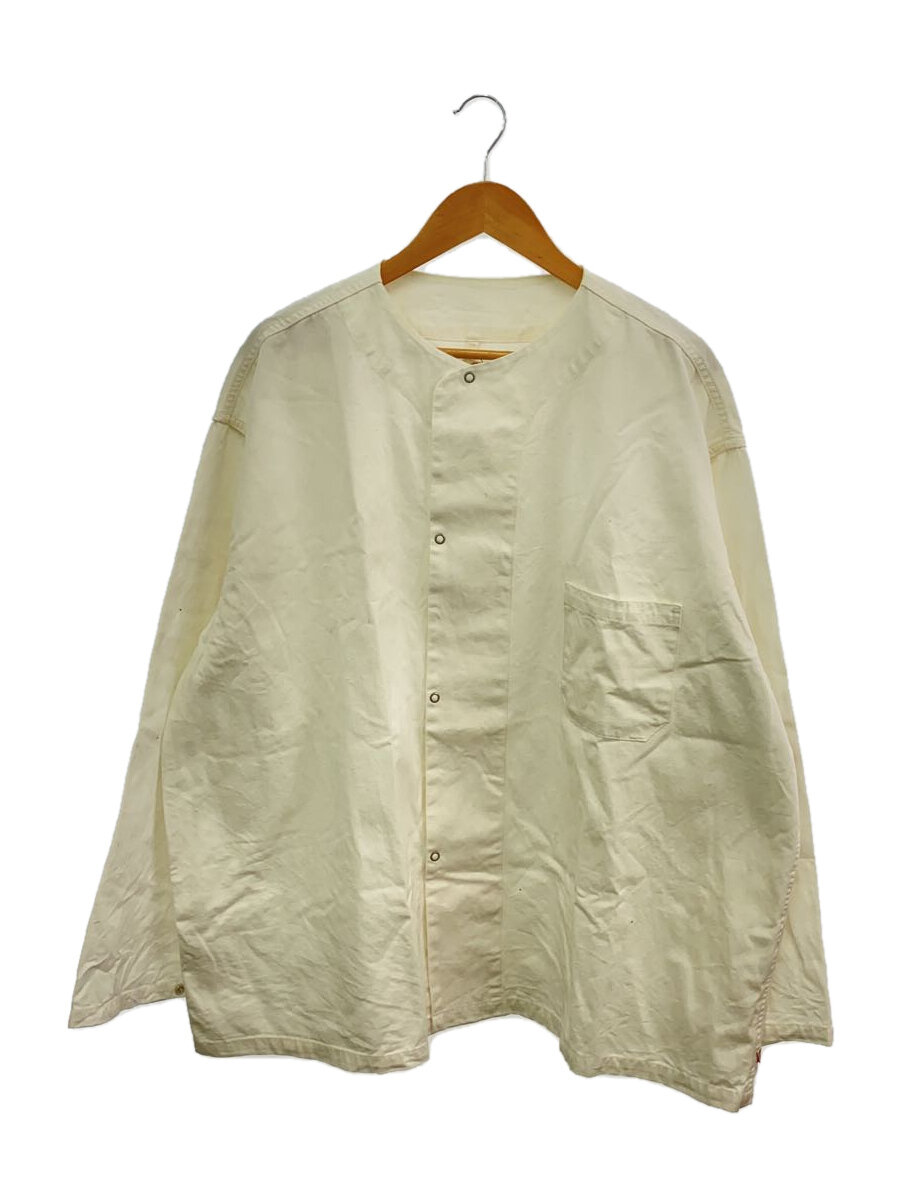 【中古】HINSON◆ジャケット/L/コットン/WHT/21-01011【メンズウェア】