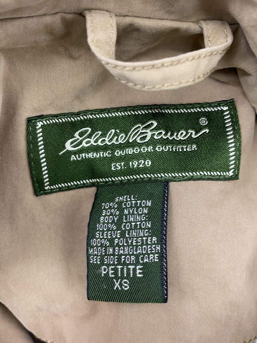 【中古】EDDIE BAUER◆コート/XS/コットン/BEG【メンズウェア】