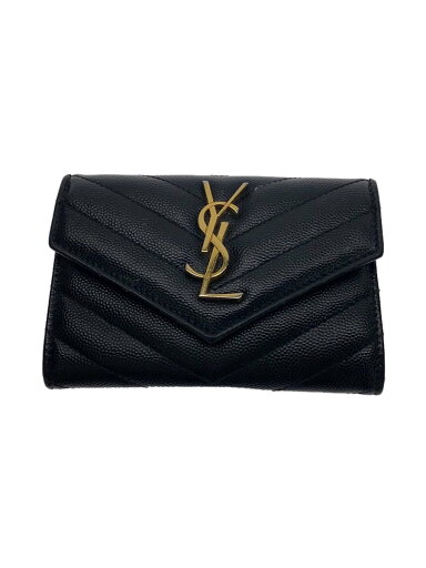 【中古】SAINT LAURENT◆カードケース/レザー/BLK/レディース/530841【服飾雑貨他】 【中古】SAINT LAURENT◆カードケース/レザー/BLK/レディース/530841【服飾雑貨他】