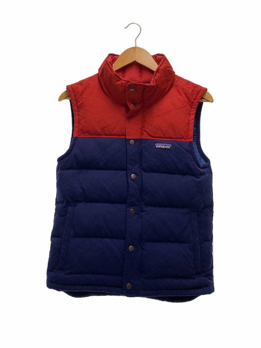 【中古】patagonia◆BIVY DOWN VEST/ダウンベスト/XS/ナイロン/NVY/無地/STY27586FA14【メンズウェア】