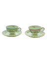 【中古】Noritake◆カップ&ソーサー/4点セット/WHT/ピンク/ライトブルー/花柄【キッチン用品】