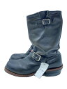 【中古】CHIPPEWA◆エンジニアブーツ/US9/BLK/レザー/27899/カスタム【シューズ】