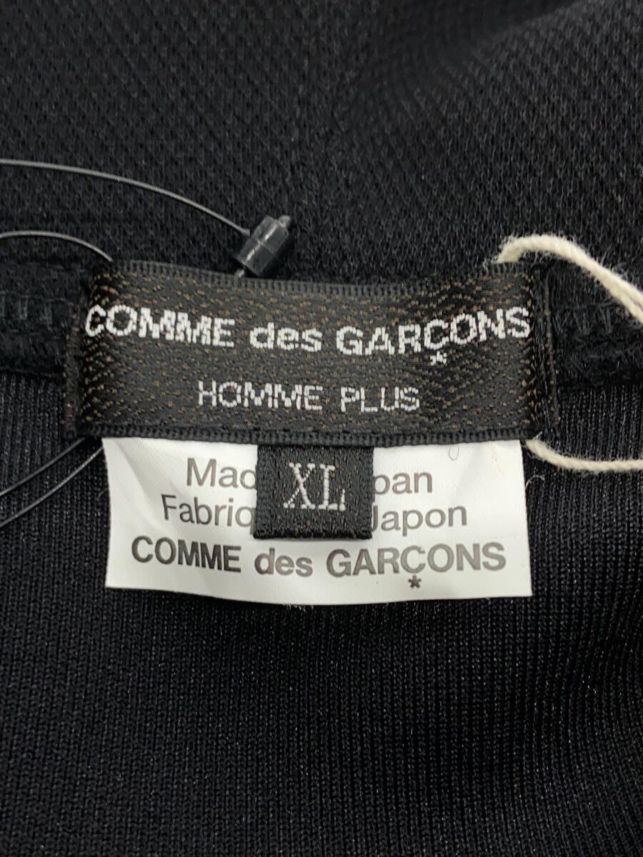 【中古】COMME des GARCONS HOMME PLUS◆23FW/フェイクファーカットアウトフーディー/ジップパーカー/XL/ポリエステル/BLK/PL-T018//【メンズウェア】