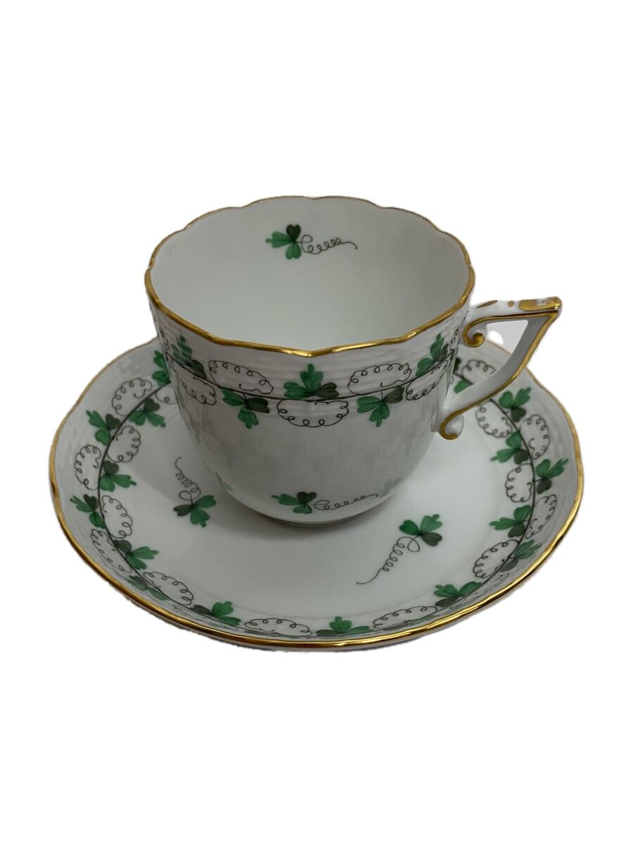 【中古】Herend◆カップ&ソーサー/WHT/パセリ【キッチン用品】
