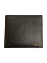 【中古】Paul Smith◆2つ折り財布/レザー/BLK/メンズ/M1A-4833-HMINST【服飾雑貨他】