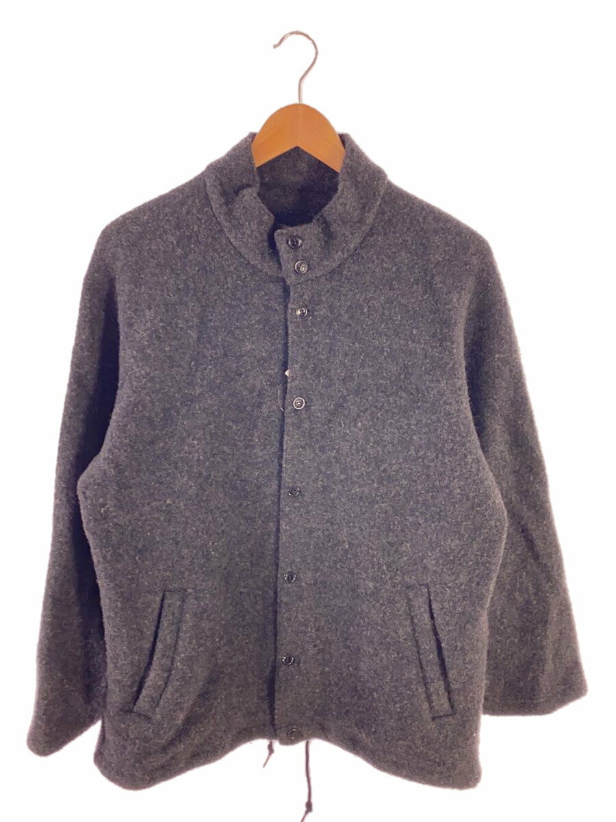 【中古】nest robe CONFECT◆ウールハイネックジャケット/4/ウール/GRY/02194-0035【メンズウェア】